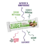 Züber Antep Fıstıklı ve Kakaolu Meyve Bar 40gr (glutensiz, vegan)